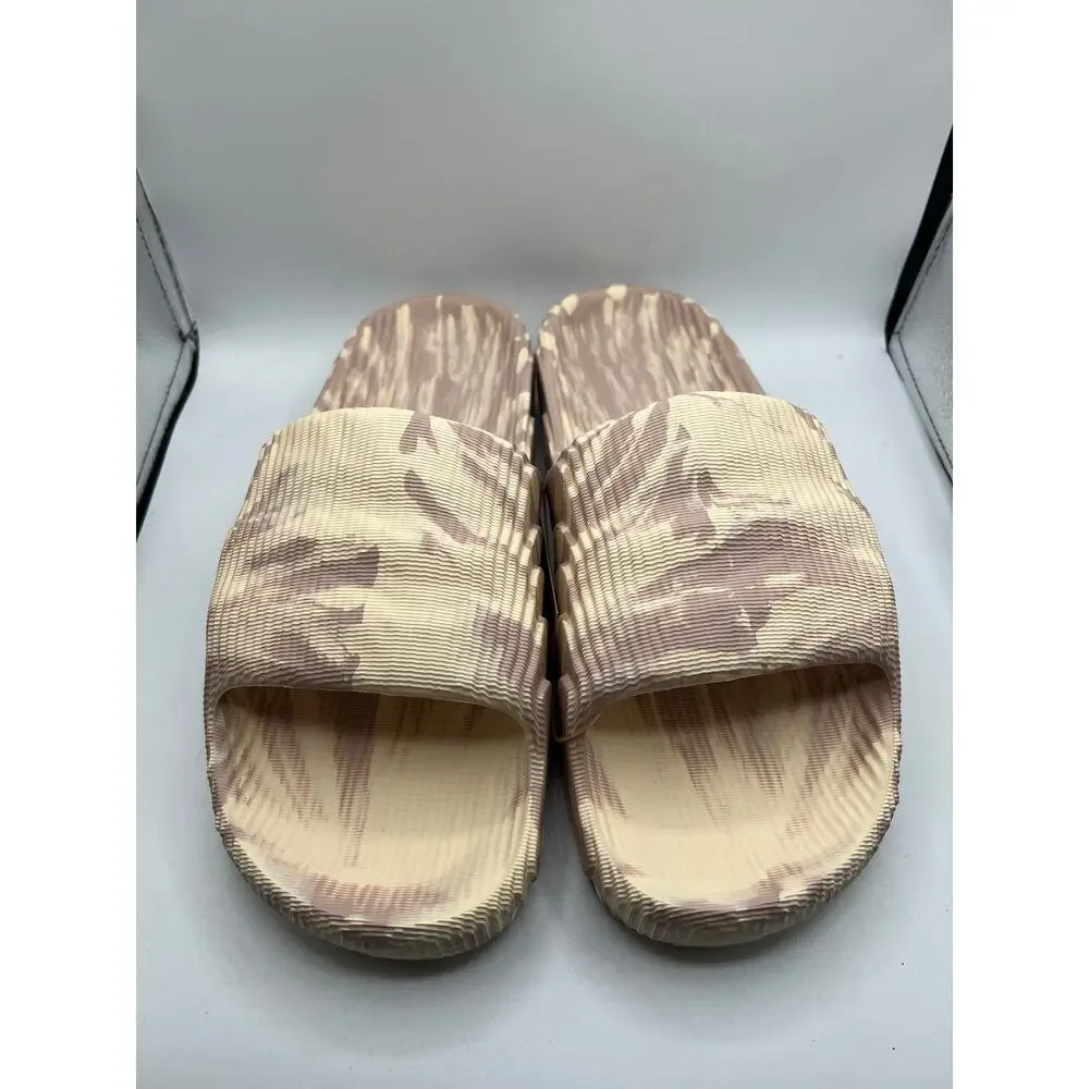 Adidas Adilette 22 Slides “Sand Strata Wonder Taupe” size 13 men’s